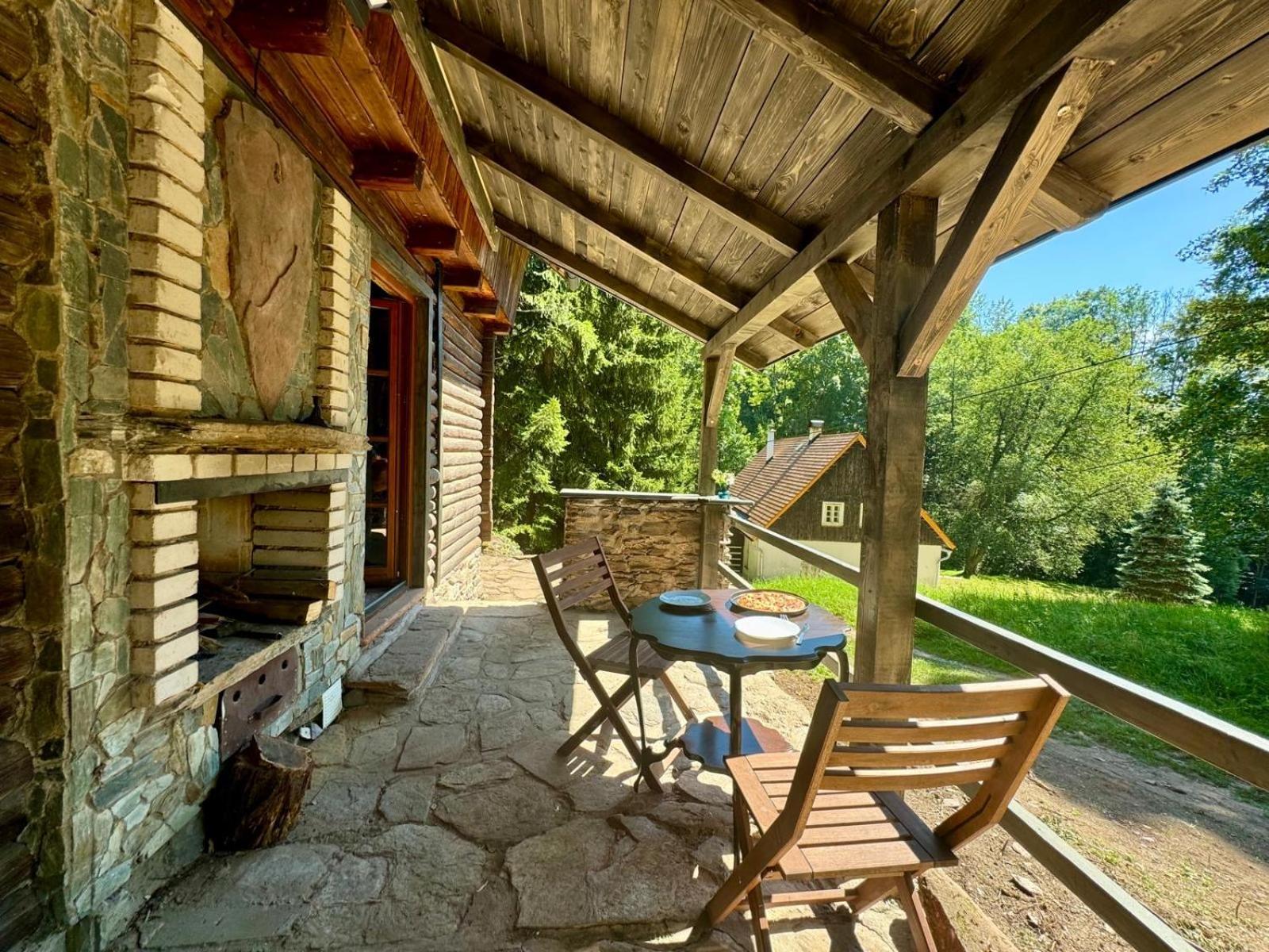Villa Srub V Bolkovskem Udoli Rudník Exterior foto